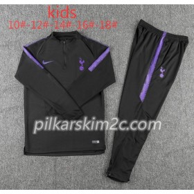 Tottenham Hotspur Dziecięca Komplet Bluzy Treningowe Czarny 2018-2019